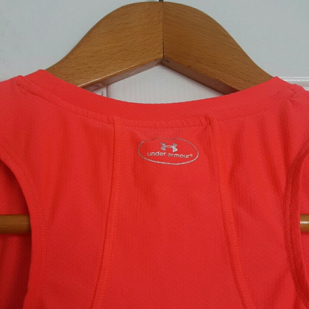 Under Armour pink coral athletic fitted tank Small - Picture 8 of 8